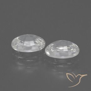 Gemme di Zircone Bianco naturale da 2.48 ct, Ovale, VVS-VS