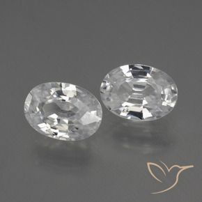 Gemme di Zircone Bianco naturale da 2.41 ct, Ovale, VVS