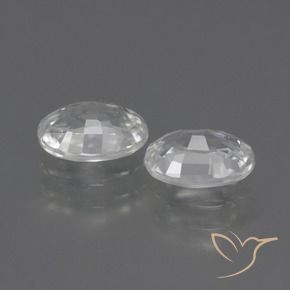 Gemme di Zircone Bianco naturale da 2.41 ct, Ovale, VVS