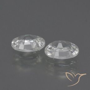 Gemme di Zircone Bianco naturale da 2.27 ct, Ovale, VVS