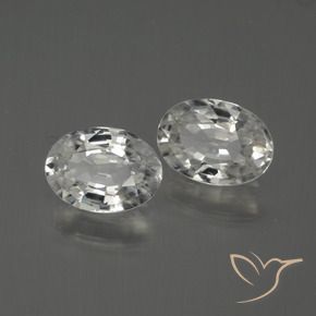 Gemme di Zircone Bianco naturale da 2.10 ct, Ovale, VVS