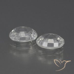 Gemme di Zircone Bianco naturale da 2.59 ct, Ovale, VVS-VS