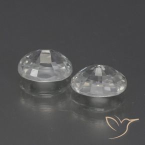 Gemme di Zircone Bianco naturale da 2.80 ct, Ovale, VVS