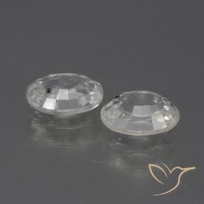 Gemme di Zircone Bianco naturale da 2.53 ct, Ovale, VS