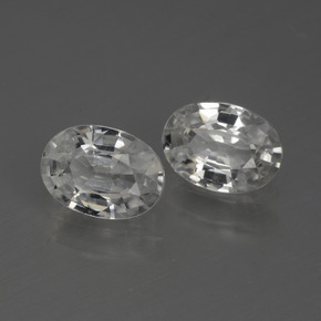 Gemme di Zircone Bianco naturale da 2.28 ct, Taglio ovale, VVS