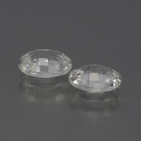 Gemme di Zircone Bianco naturale da 2.28 ct, Taglio ovale, VVS