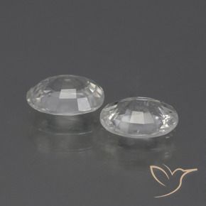 Gemme di Zircone Bianco naturale da 2.30 ct, Ovale, VS