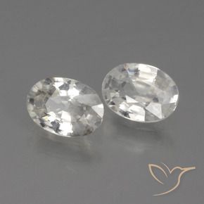 Gemme di Zircone Bianco naturale da 2.15 ct, Ovale, VS