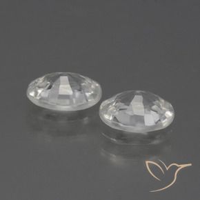 Gemme di Zircone Bianco naturale da 2.18 ct, Ovale, VVS-VS