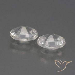 Gemme di Zircone Bianco naturale da 2.15 ct, Ovale, VVS