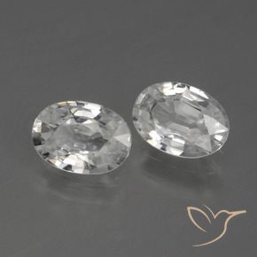 Gemme di Zircone Bianco naturale da 2.28 ct, Ovale, VVS