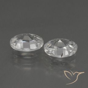 Gemme di Zircone Bianco naturale da 2.48 ct, Ovale, VS