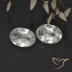 Gemme di Zircone Bianco naturale da 2.09 ct, Ovale, VS