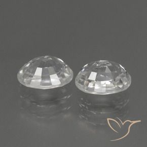 Gemme di Zircone Bianco naturale da 3.02 ct, Ovale, VVS