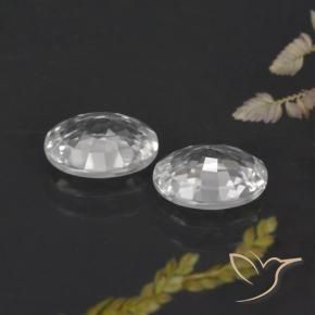 Gemme di Zircone Bianco naturale da 2.41 ct, Ovale, VVS
