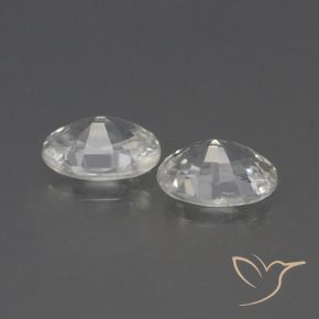 Gemme di Zircone Bianco naturale da 2.32 ct, Ovale, VVS