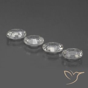Gemme di Zircone Bianco trasparente naturale da 4.05 ct, Ovale, VS