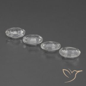 Gemme di Zircone Bianco trasparente naturale da 3.66 ct, Ovale, VS