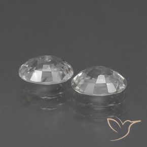 Gemme di Zircone Bianco naturale da 2.29 ct, Ovale, VS