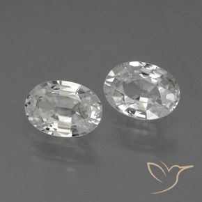 Gemme di Zircone Bianco naturale da 2.29 ct, Ovale, VS