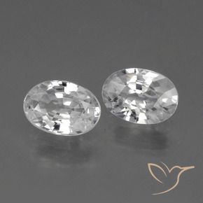 Gemme di Zircone Bianco naturale da 2.21 ct, Ovale, VVS