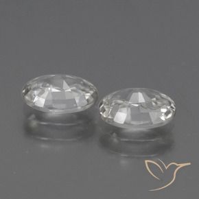 Gemme di Zircone Bianco naturale da 2.33 ct, Ovale, VS