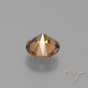 Zircone Oro medio naturale da 1.71 ct, Rotondo, VS