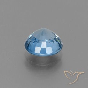 Zircone Azzurro naturale da 3.15 ct, Rotondo, VVS-VS