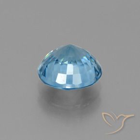Zircone Blu naturale da 3.75 ct, Rotondo, VS