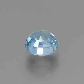 Zircone Blu naturale da 2.79 ct, Taglio rotondo, VVS