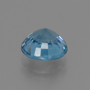 Zircone Blu naturale da 5.13 ct, Taglio rotondo, VS
