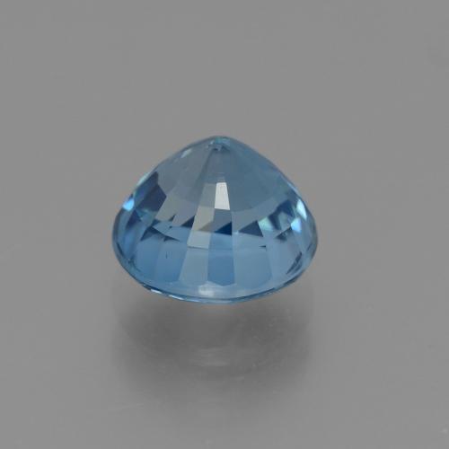 Zircone Blu naturale da 4.14 ct, Taglio rotondo, VVS