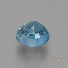 Zircone Blu naturale da 4.93 ct, Rotondo, VVS