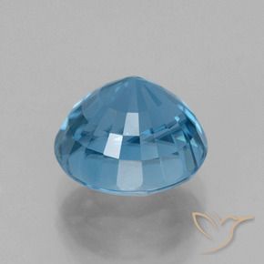 Zircone Blu naturale da 4.68 ct, Rotondo, VVS