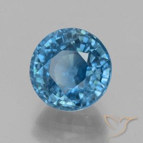 Zircone Blu naturale da 4.72 ct, Rotondo, VVS-VS