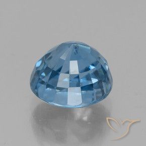 Zircone Blu naturale da 4.72 ct, Rotondo, VVS-VS