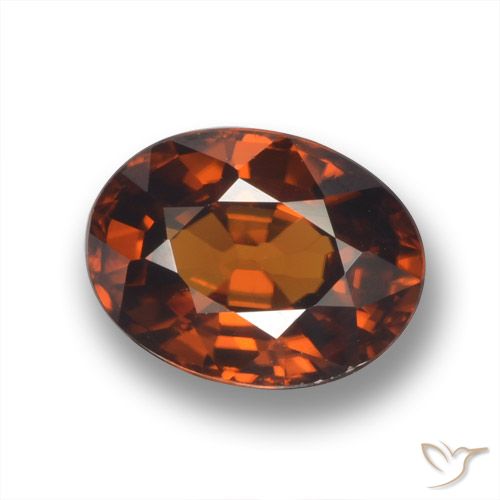 2.03ct Naturale Pan di zenzero marrone Zircone, Ovale, VVS