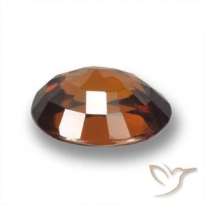 Zircone Pan di zenzero marrone naturale da 2.03 ct, Ovale, VVS