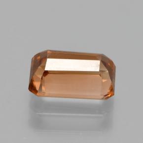 Zircone Arancio Medio naturale da 1.70 ct, Taglio smeraldo, VVS