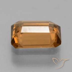 Zircone Arancio Medio naturale da 1.41 ct, Ottagonale / Taglio smeraldo, VS-SI