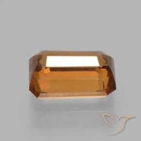 Zircone Arancio Terra naturale da 1.64 ct, Ottagonale / Taglio smeraldo, VVS-VS