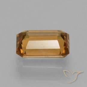 Zircone Marrone arancio naturale da 1.43 ct, Ottagonale / Taglio smeraldo, VVS