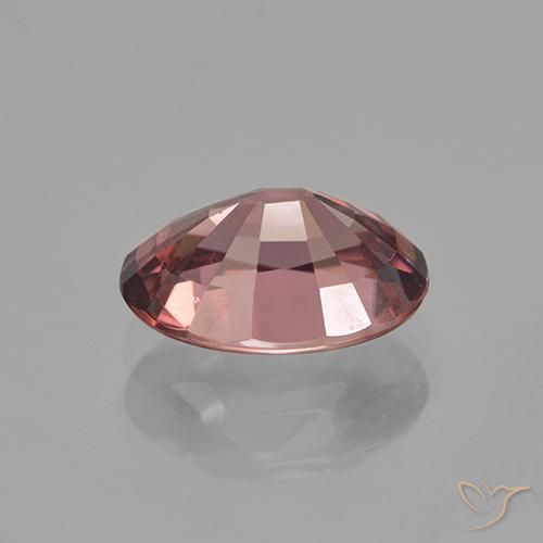 Zircone Rosso medio naturale da 2.85 ct, Ovale, VVS-VS