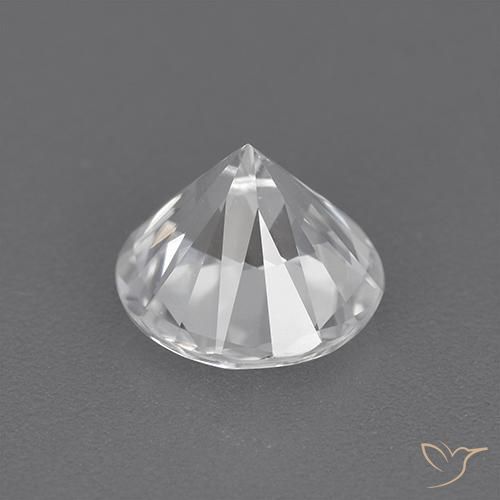 Zircone Bianco naturale da 1.92 ct, Rotondo, VVS