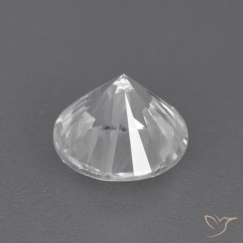 Zircone Bianco naturale da 2.08 ct, Rotondo, VVS
