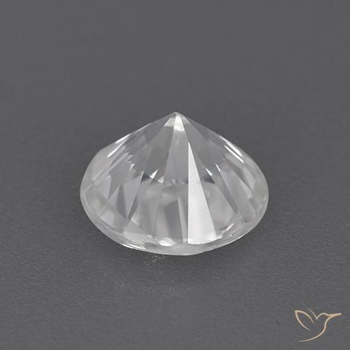 Zircone Bianco naturale da 1.73 ct, Rotondo, VVS