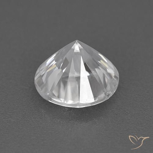 Zircone Bianco naturale da 1.79 ct, Rotondo, VVS