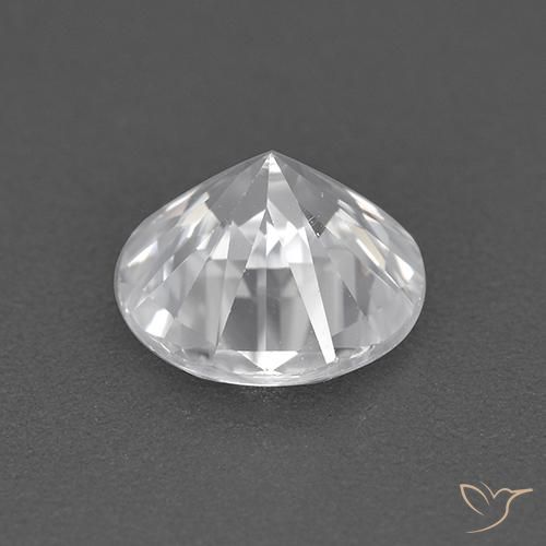 Zircone Bianco naturale da 1.68 ct, Rotondo, VVS
