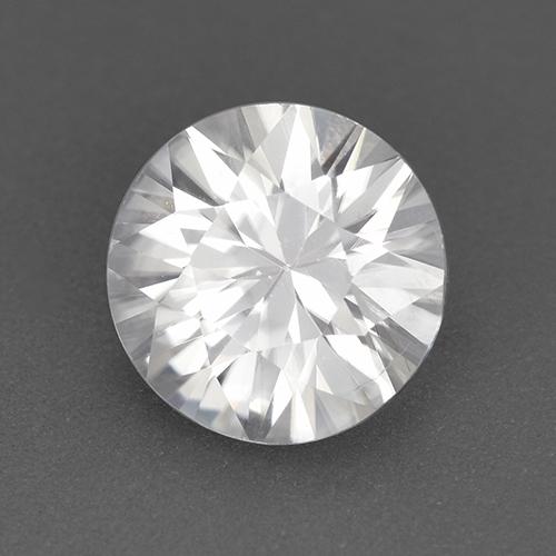 Zircone Bianco naturale da 1.80 ct, Taglio rotondo, VVS