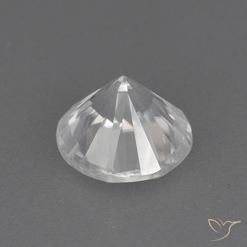 Zircone Bianco naturale da 1.85 ct, Rotondo, VVS